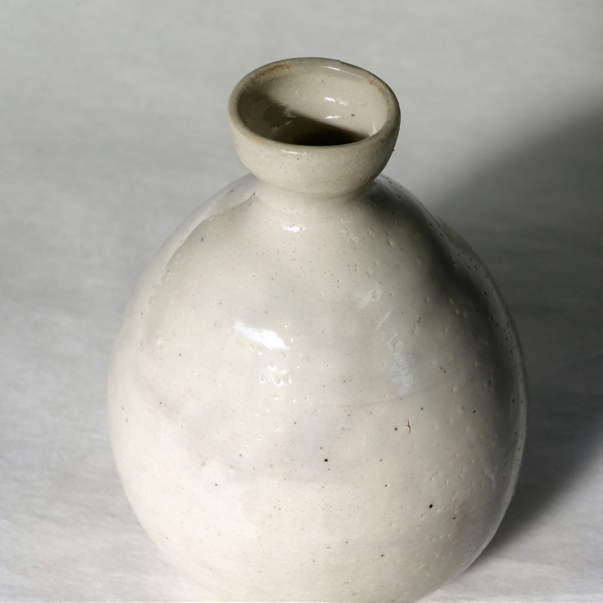 晩酌セット3点：①徳化窯白瓷胴継瓶/②池順鐸作ぐい呑/③池順鐸 作？ぐい呑 晩酌セット3点：①徳化窯白瓷胴継瓶/②池順鐸作ぐい呑/③池順鐸