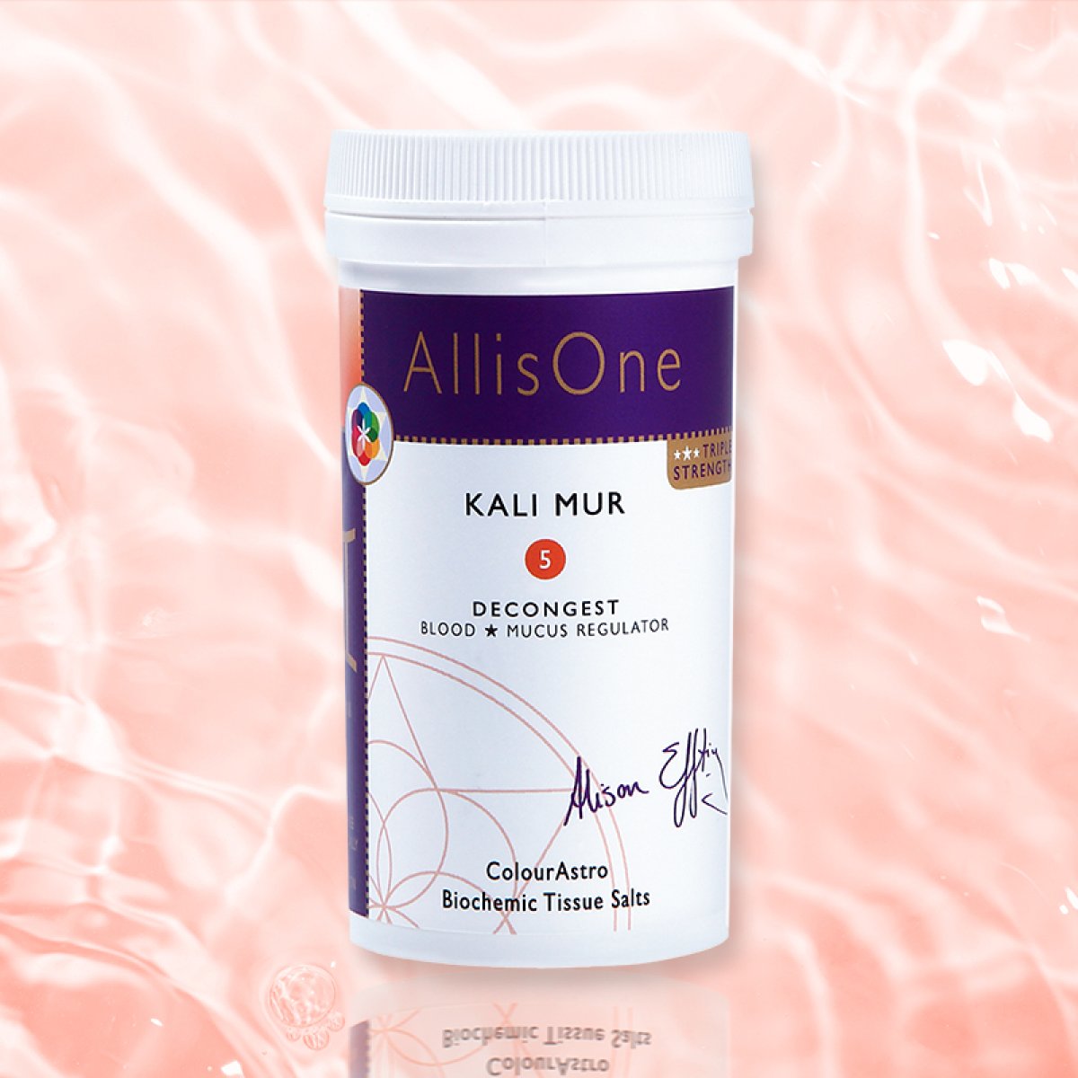 身体ミネラルを最適化 アリスワンティッシュソルト No.05 KALI MUR カリマー オレンジ レギュラー 60錠 | AllisOne®︎ Biochemic Tissue Salt Nanominerals™