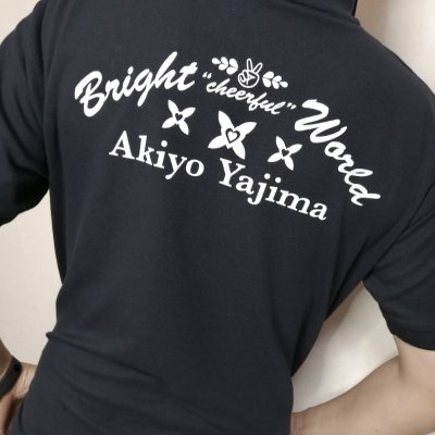 谷島明世オリジナルポロシャツ(文字カラー白)