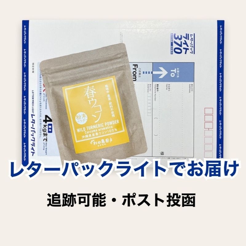 45g春ウコン粉末 パウダー》自然栽培・沖縄県産／農薬不使用