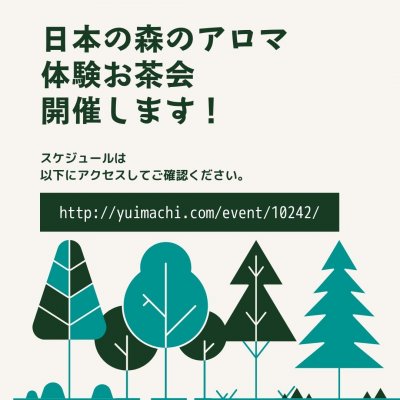 【中央林間開催】日本の森のアロマ体験お茶会