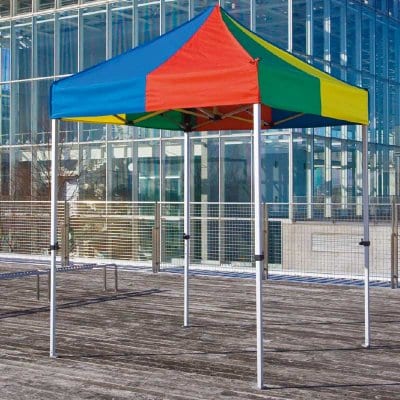 イベントテント かんたんてんと3 KA/1W 1.8m×1.8m オールアルミフレーム 送料無料(一部地域除く) ワンタッチ タープ 日除け 日よけ