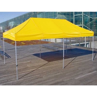 イベントテント かんたんてんと3 KA/8W 3.0m×6.0m スチール&アルミ複合フレーム 送料無料(一部地域除く) ワンタッチ タープ 日除け 日よけ