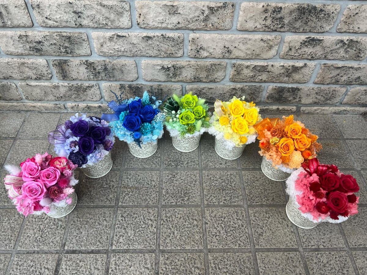 Stella* プリザードフラワー アレンジメント(L)Stella* プリザード