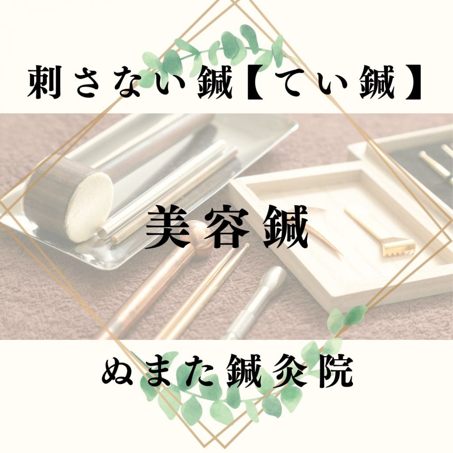 美容鍼チケット　ぬまた鍼灸院