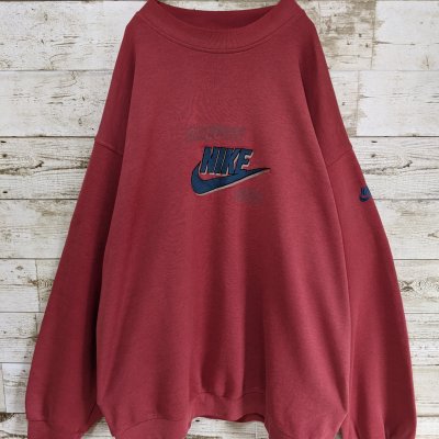 NIKE ヴィンテージスウェット ロゴ刺繍|USA製 80年代90年代 黒タグ|ナイキ|oldcloset|オールドクローゼット