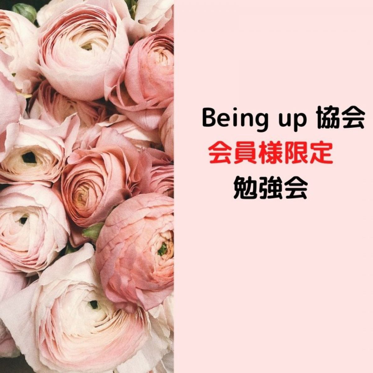 Being up 協会　プラチナ子育て講師・リーダー様　限定　勉強会