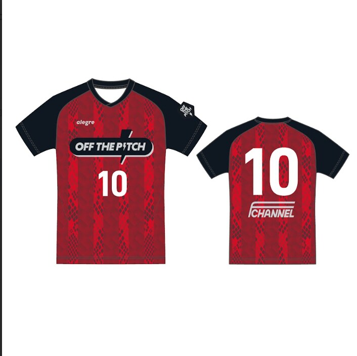 Mサイズ｜レッド｜alegreユニフォーム(F22-1）