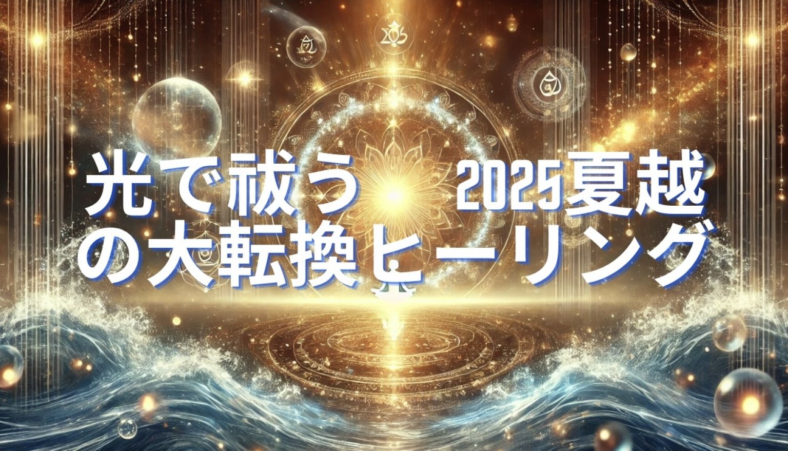 光で祓う☆夏越の大転換ヒーリング/遠隔/魂磨き師　松乃宮龍峰