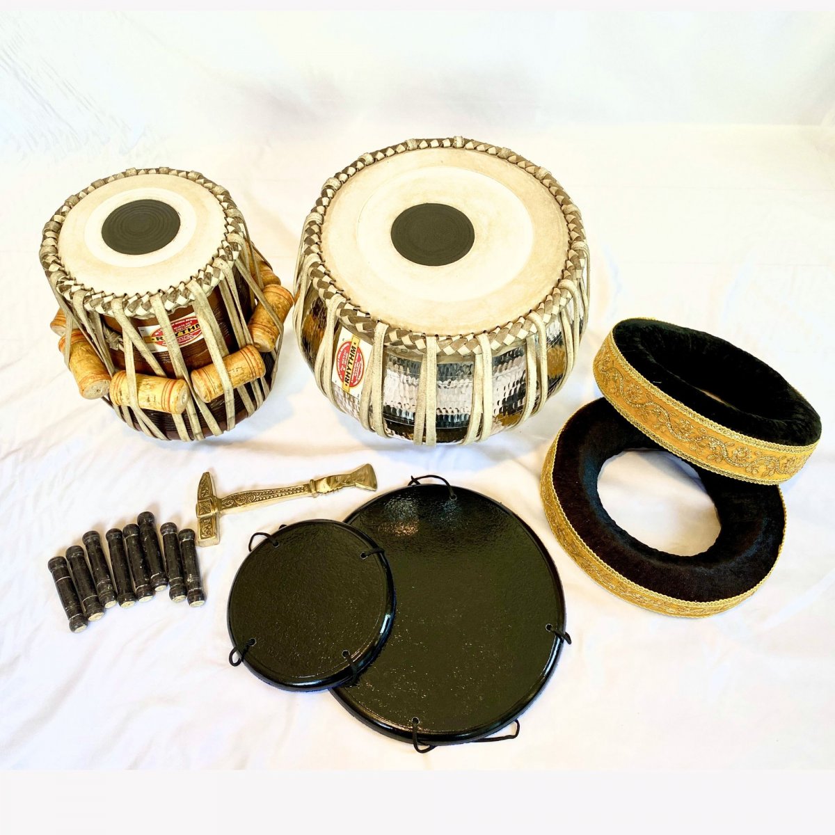 【特別受注販売】タブラ インド打楽器 フルセット 国内送料無料