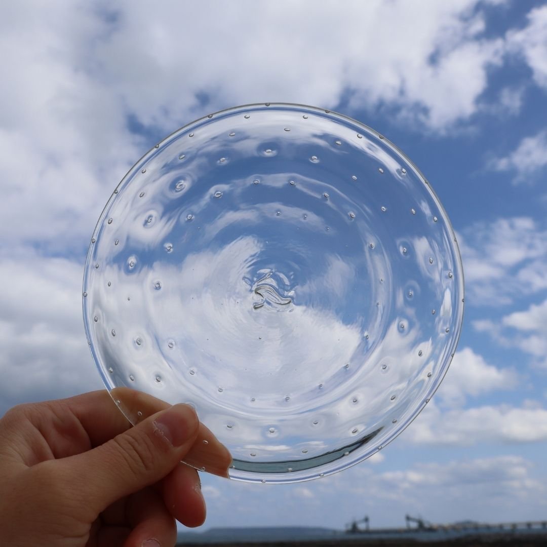 kurage 皿　サイズ：小　【硝子屋　swell】琉球ガラス