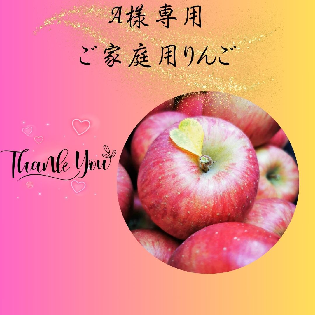 A様専用送料込み】ご家庭用りんご