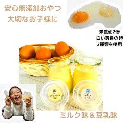 リキエぷりん(ミルク90g×3個・豆乳90g×3個)