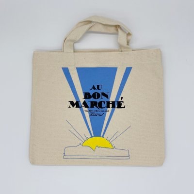 【Bon marché】ボンマルシェ Mini エコトートバッグ Blue