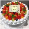 【予約制】18cm　生クリームデコレーションケーキ（フルーツアップ）　