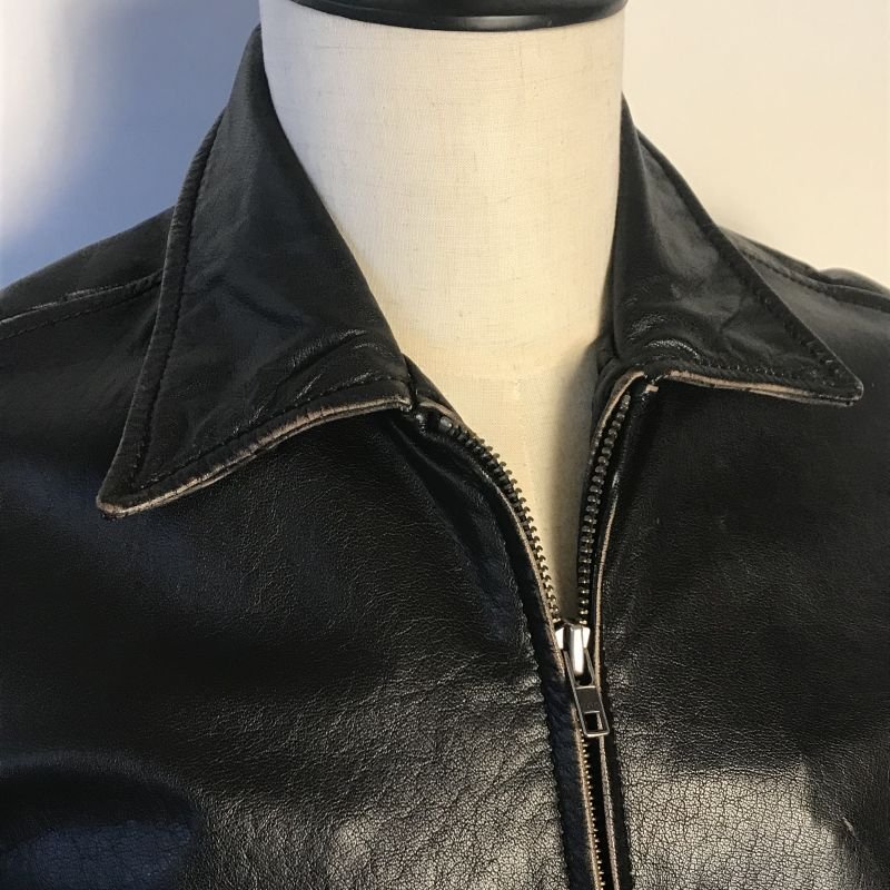 高ポイント】ライダースジャケット メンズM ブラック ヴィンテージ