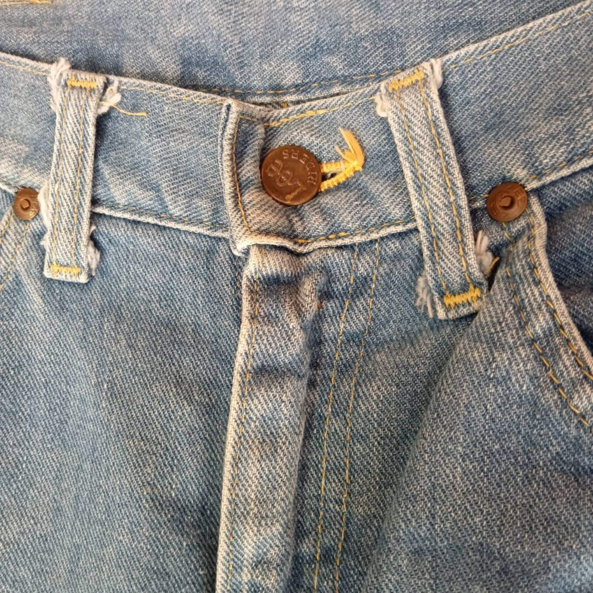 Lee　カツラギ　パンツ　VANTAGE　タロンジップ　ユニオンチケット　古着 美品 70's ヴィンテージ 古着 Lee RIDERS リー カツラギ ツイル