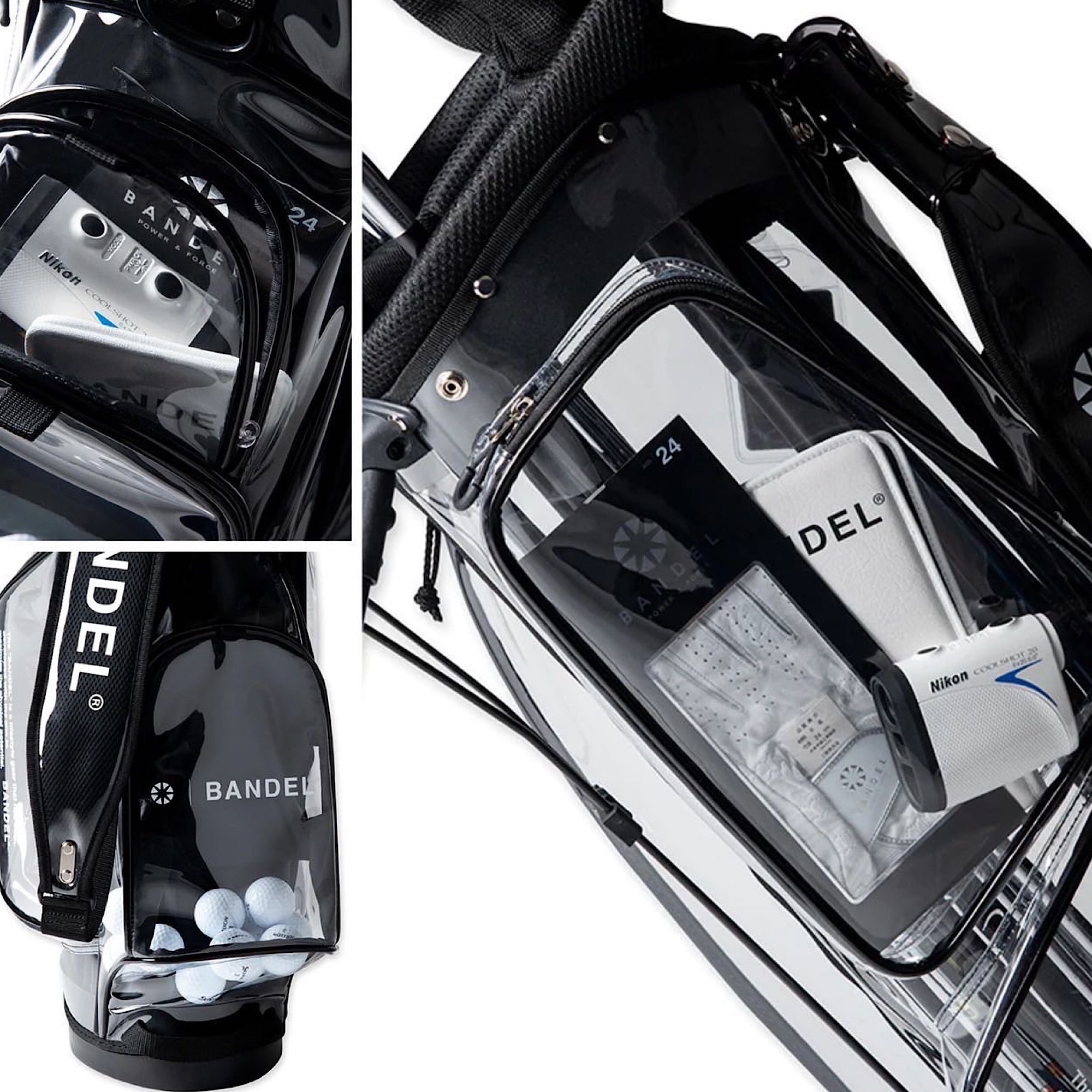 Clear Stand Caddy Bag 22 クリア スタンド キャディバッグ スタンドバッグ