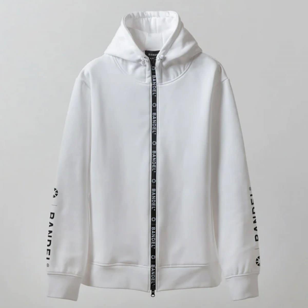 BANDEL BASIC FULL ZIP PARKA LADIES WHITE バンデル ベーシック