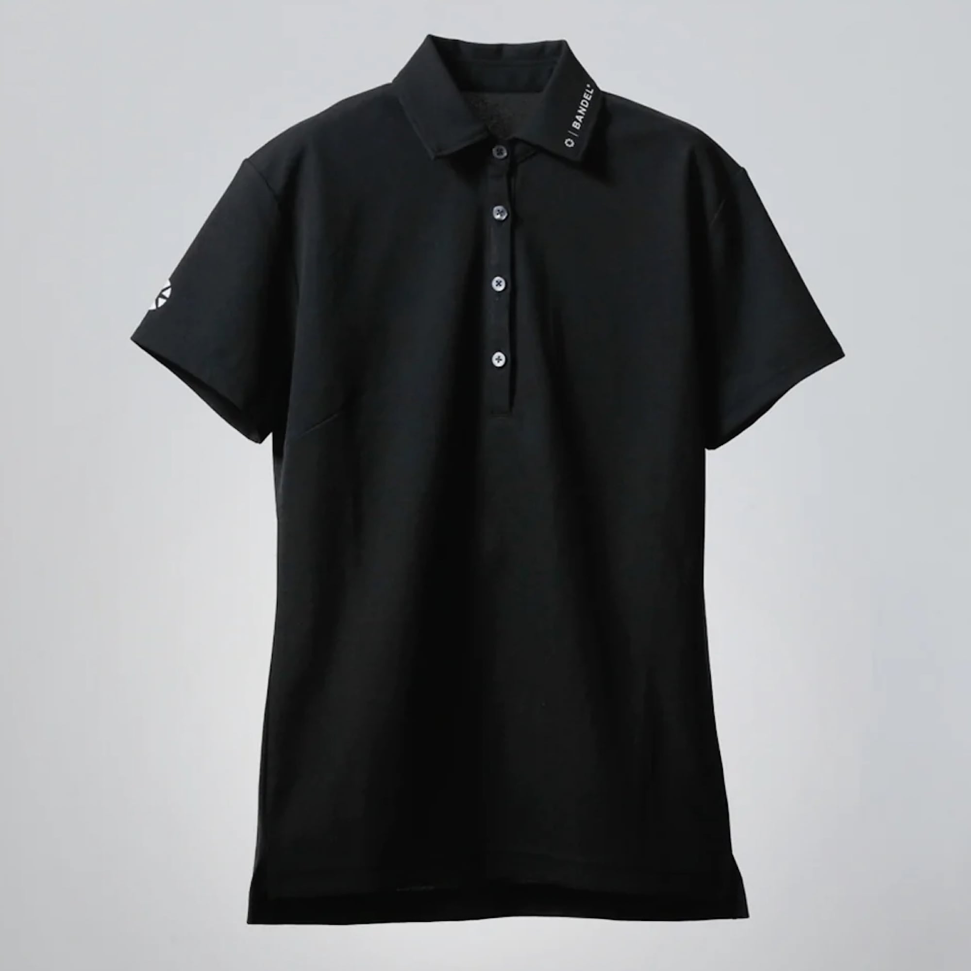 BANDEL BASIC S/S POLO SHIRTS LADIES BLACK バンデル
