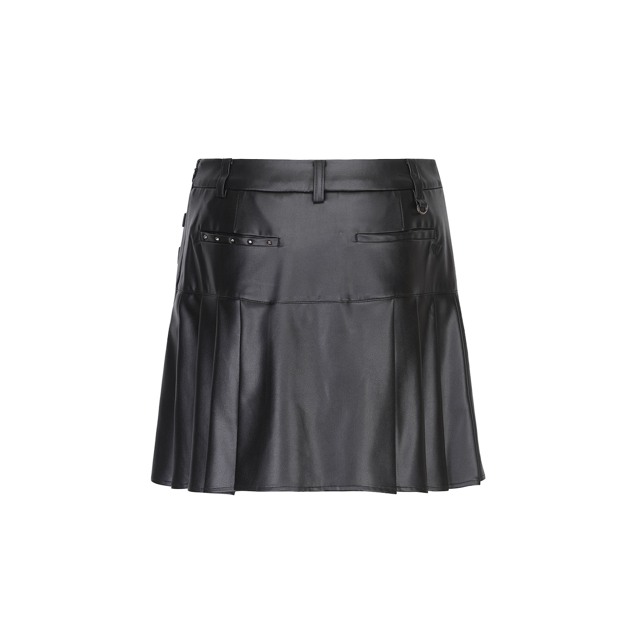 ANEW W LEATHER HALF PLEATS SQ / アニュー レディース レザー ハーフプリーツスカート