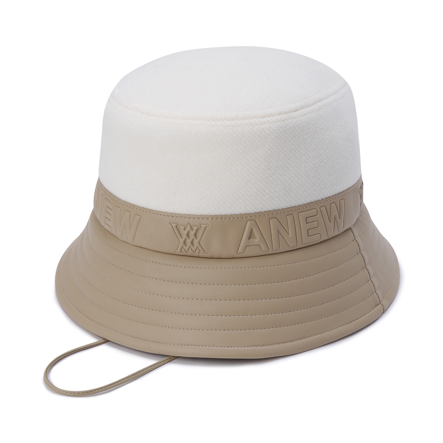 ベージュ バケットハット ANEW ANEW MIXED WOOL BUCKET HAT 【全2色】 / アニュー ミックス