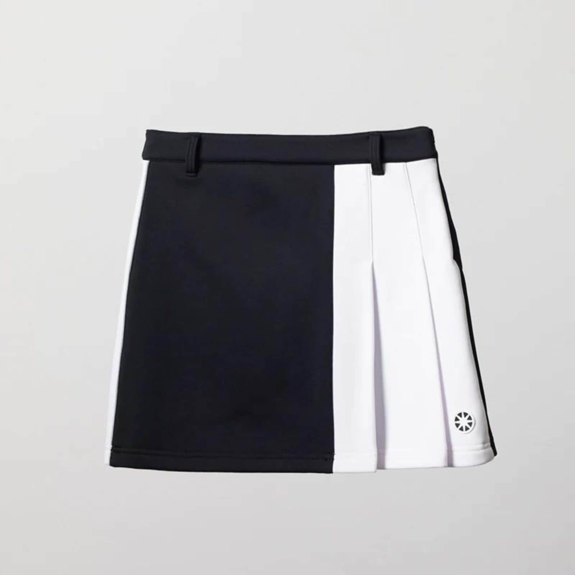 BANDEL WOMENS BICOLOR PLEATS SKIRT 【全2色】 / バンデル