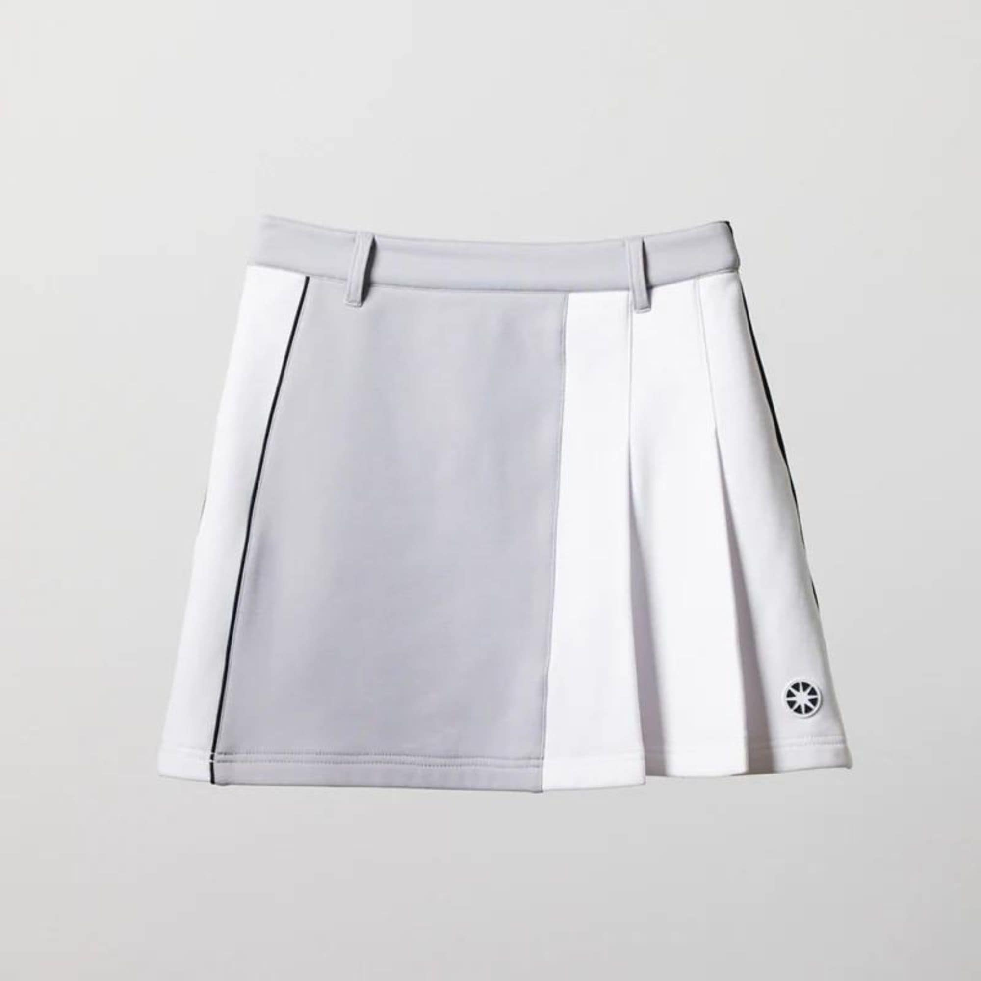 BANDEL WOMENS BICOLOR PLEATS SKIRT 【全2色】 / バンデル