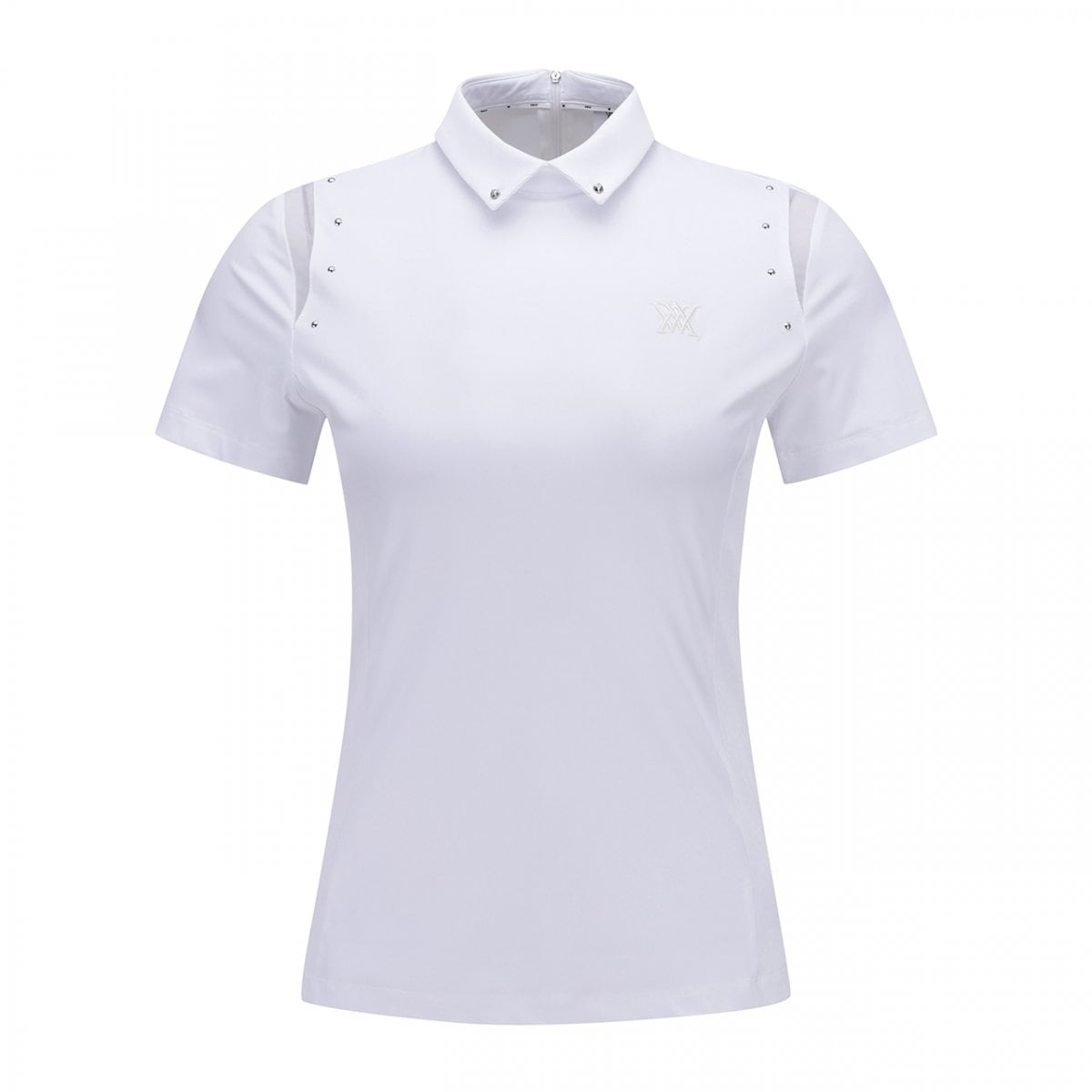 ANEW GOLF WOMEN BEADS POINT SHORT T-SHIRT【全2色】 / アニュー