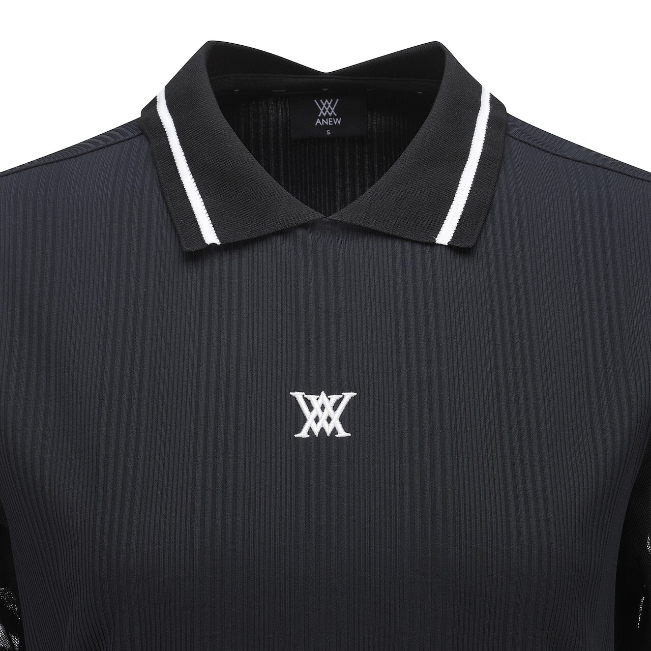 ANEW ウィメンズショルダーメッシュポイントT シャツ サイズL ANEW GOLF WOMEN SHOULDER MESH POINT SHORT T-SHIRT 【全2色