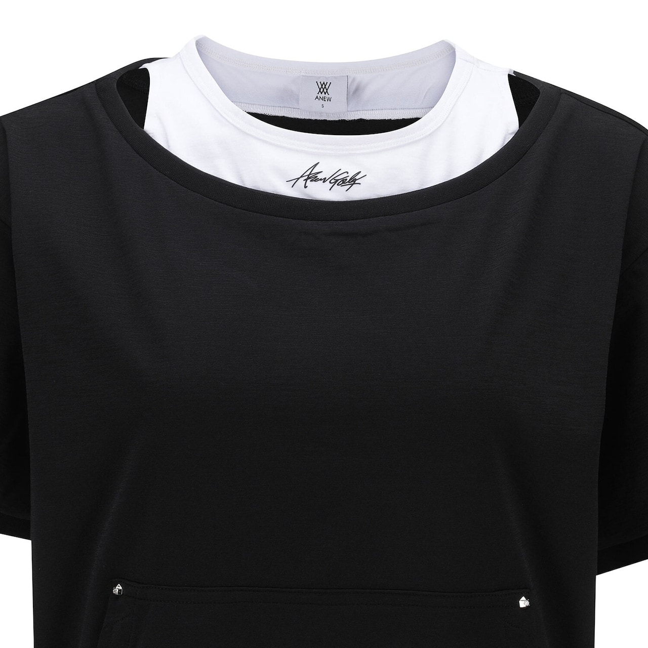 ANEW GOLF WOMEN LAYERED DETAIL SHIRT 【全2色】 / アニューゴルフ