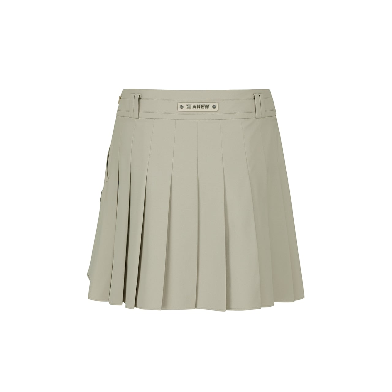 ANEW GOLF W BUCKLE POINT PLEATS SQ 【全２色】 / アニューゴルフ レディース バックルポイントプリーツスカート