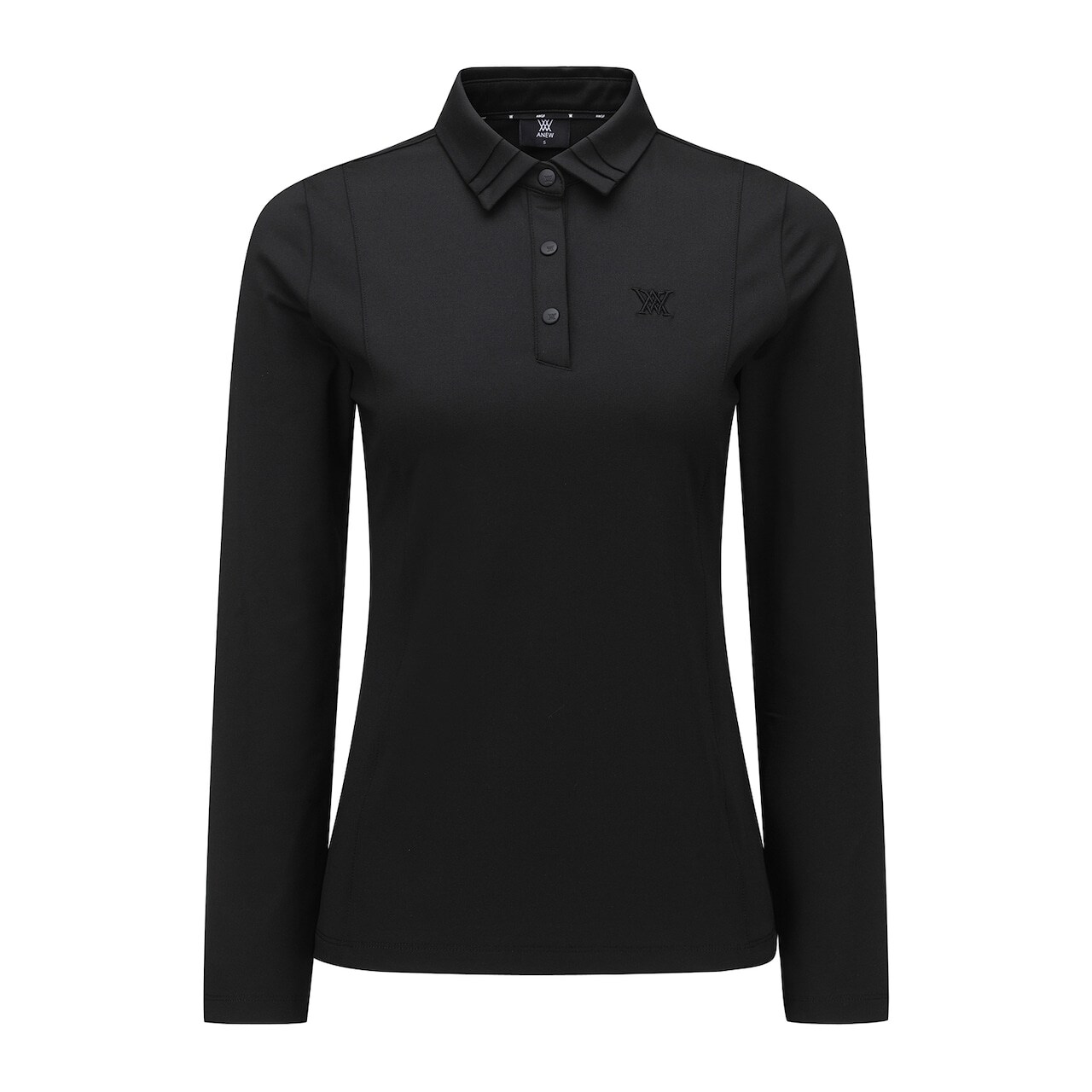 ANEW GOLF WOMEN COLLAR POINT LONG T-SHIRT / アニューゴルフ レディース カラーポイントロングティーシャツ