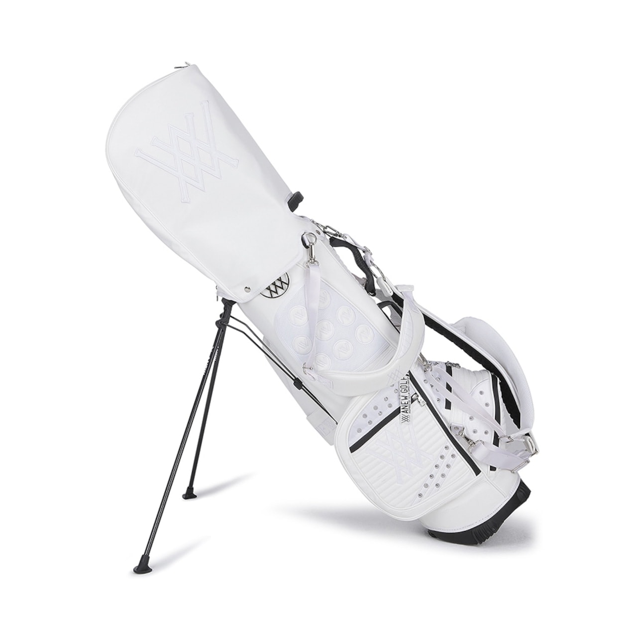 ANEW GOLF White Stand Bag / アニューゴルフ ホワイトスタンドバッグ