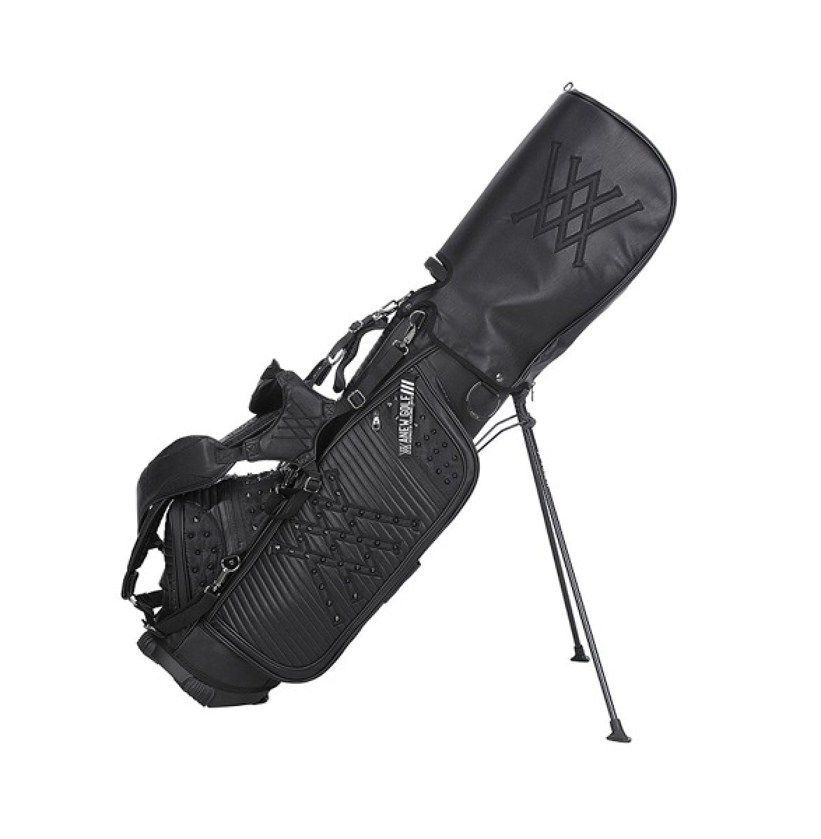 ANEW GOLF Black Stand Bag / アニューゴルフ ブラックスタンドバッグ