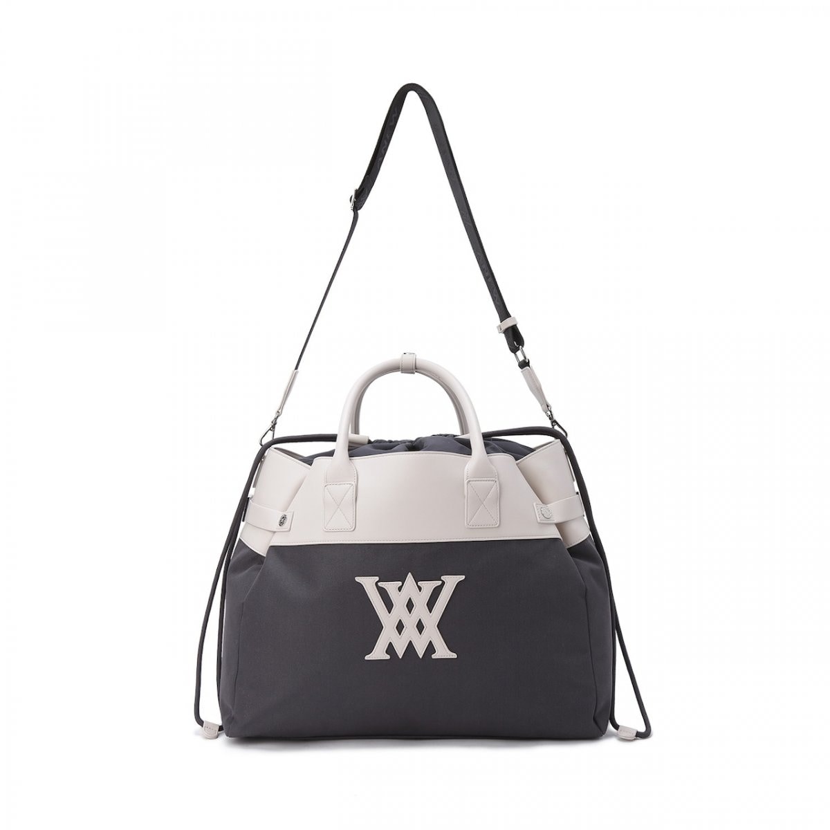 anew ボストンバッグ ブラック ゴルフバッグ ANEW GOLF STRING BOSTON BAG / アニューゴルフ ストリング