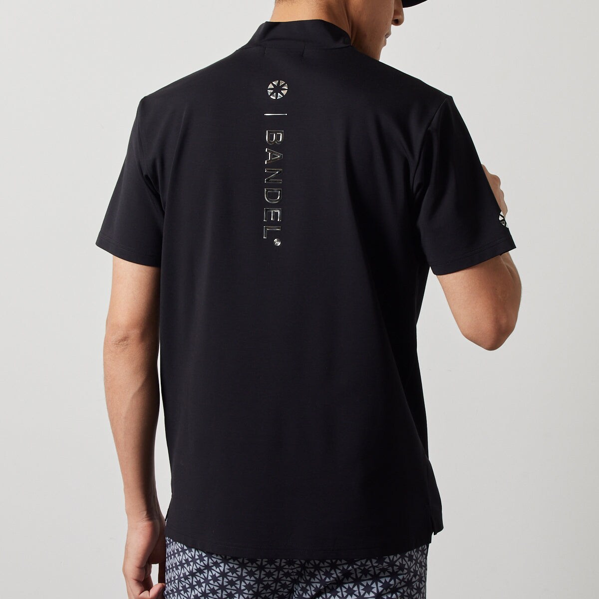 BANDEL BASIC COOLTECH S/S MOCK NECK SHIRTS MENS【全2色