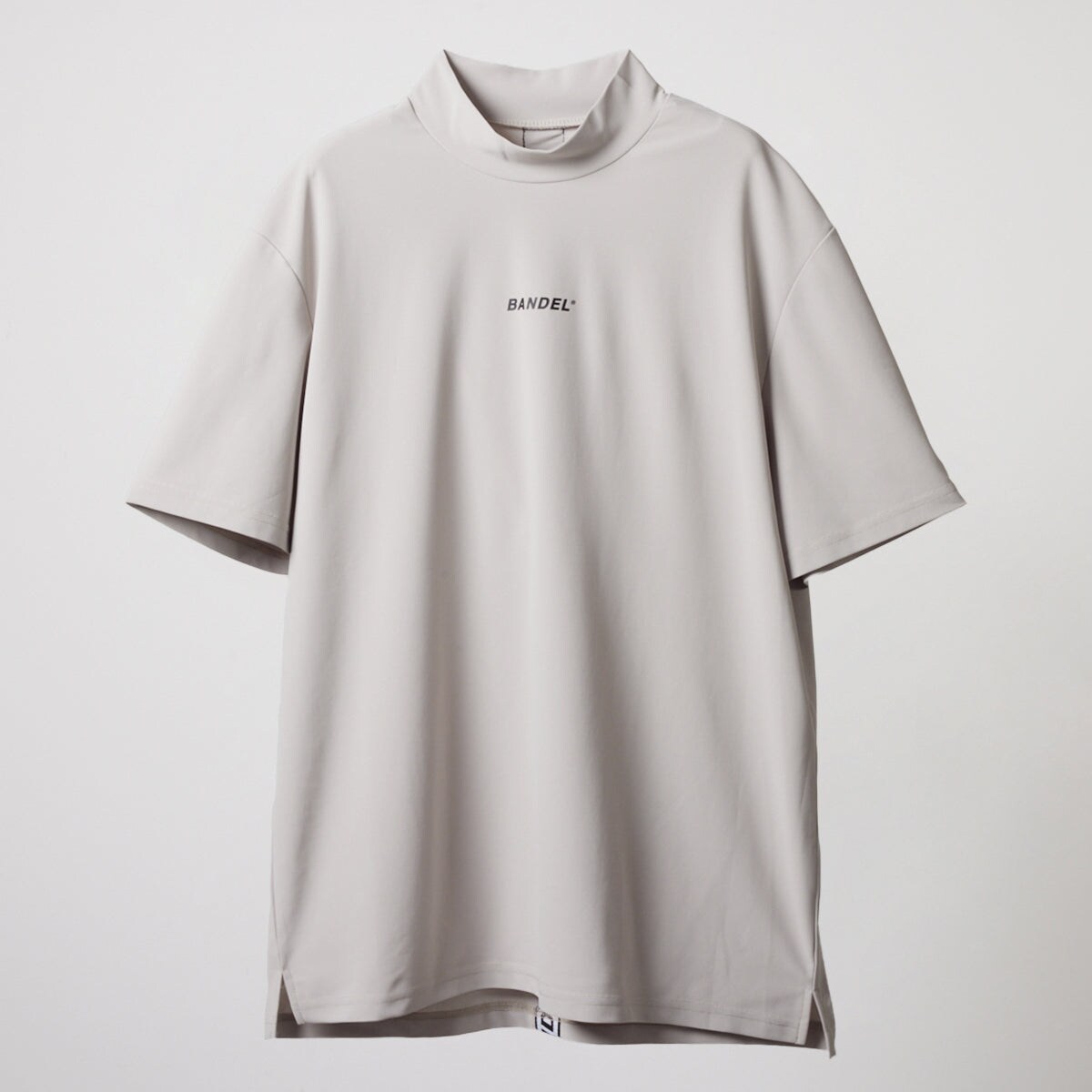 BANDEL STRAIGHT LOGO SS MOCK NECK SHIRTS MENS【全3色