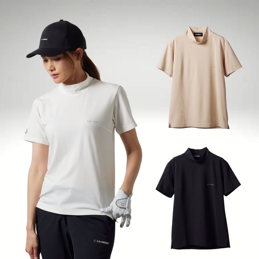 【新品・タグ付き】BANDEL レディース モックネック 白 S 人気 新品・タグ付き】BANDEL レディース モックネック 白 S 人気
