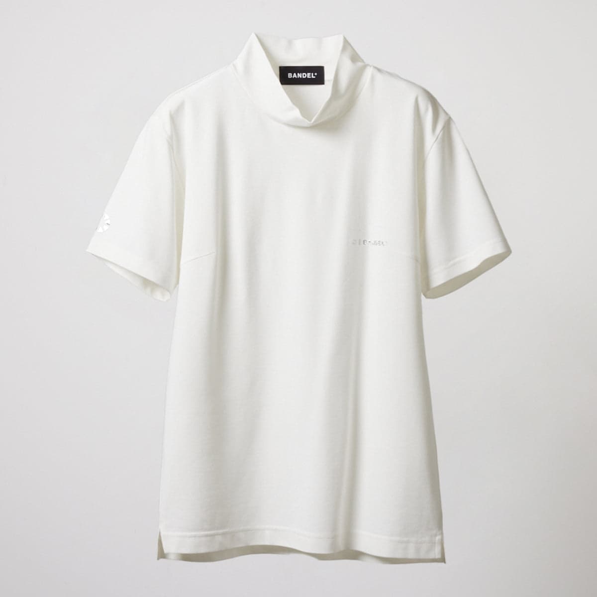 【新品・タグ付き】BANDEL レディース モックネック 白 S 人気モデル BANDEL WOMENS BASIC COOLTECH S/S MOCK NECK SHIRTS【全3色
