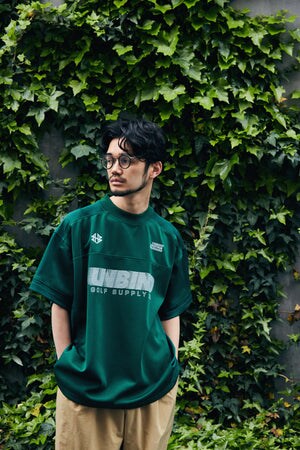UNBIND PLEASANT MOCK GAME SHIRT / アンバインド プレザント モック