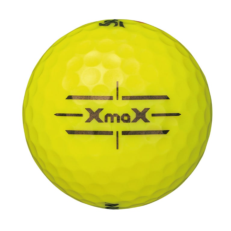 SRIXON XmaX イエロー １ダース（12個入り）｜スリクソン｜ゴルフ｜ゴルフボール