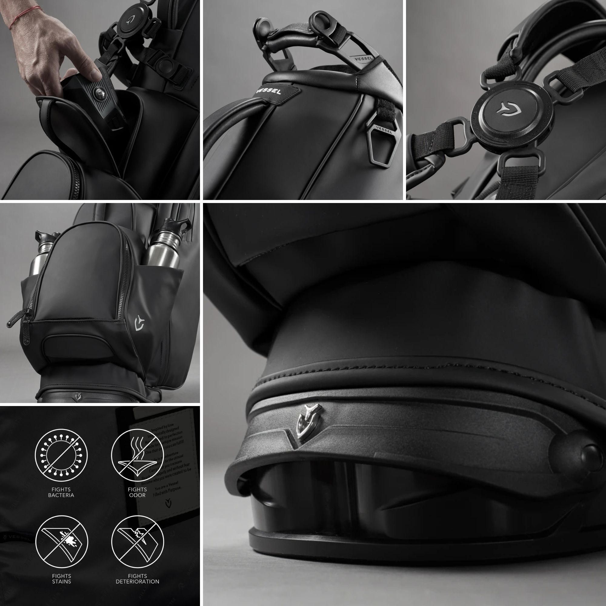 VESSEL ベゼル プレイヤー　スタンド PLAYER3.0 STAND ベゼル キャディバッグ VESSEL Player 3.0Stand SINGLE 8.5型