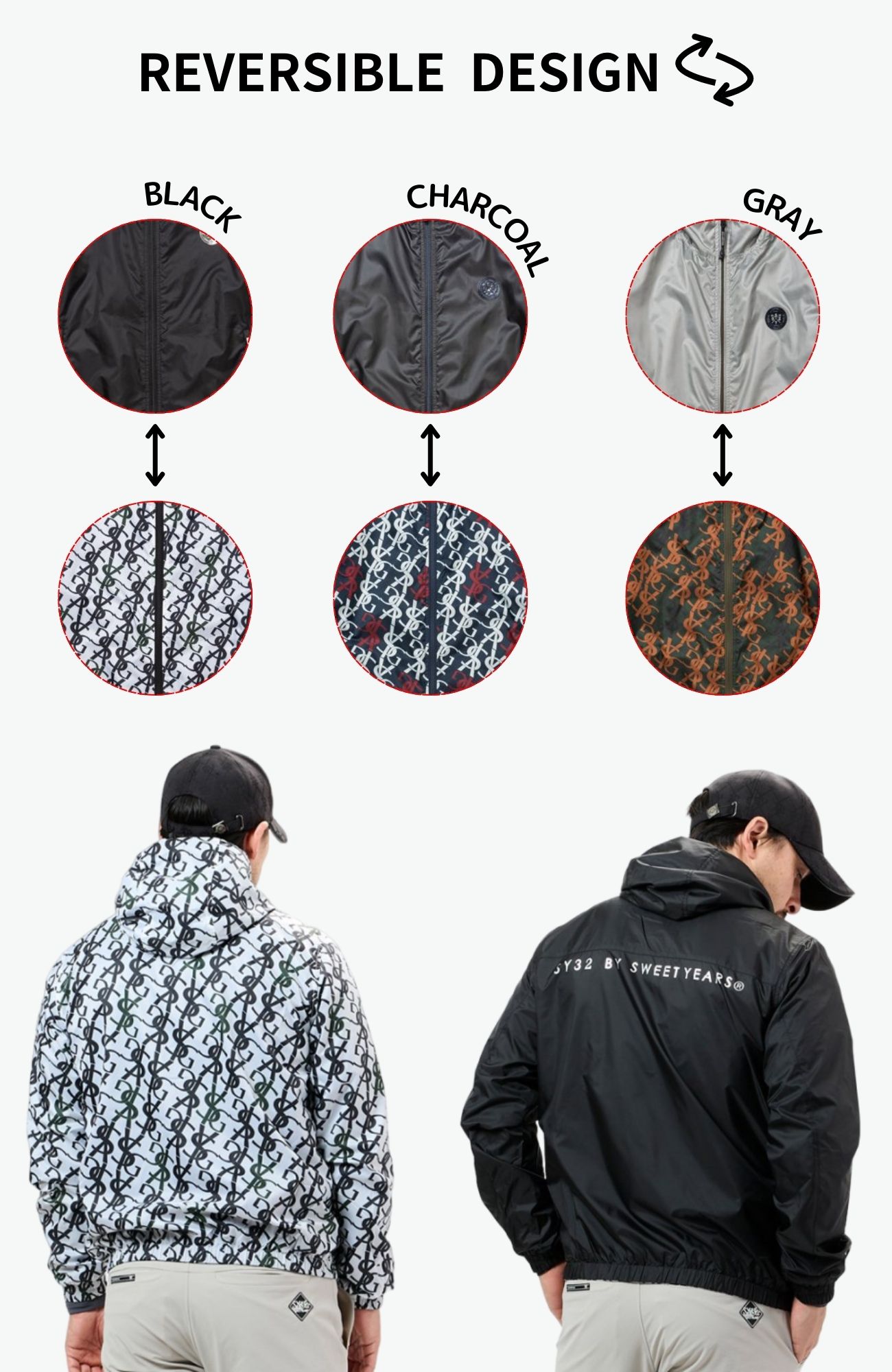 メンズウェア SY32 SYG GRAPHIC REVERSIBLE JK SY32 SYG GRAPHIC REVERSIBLE JK｜MEN'S ――― グラフィック