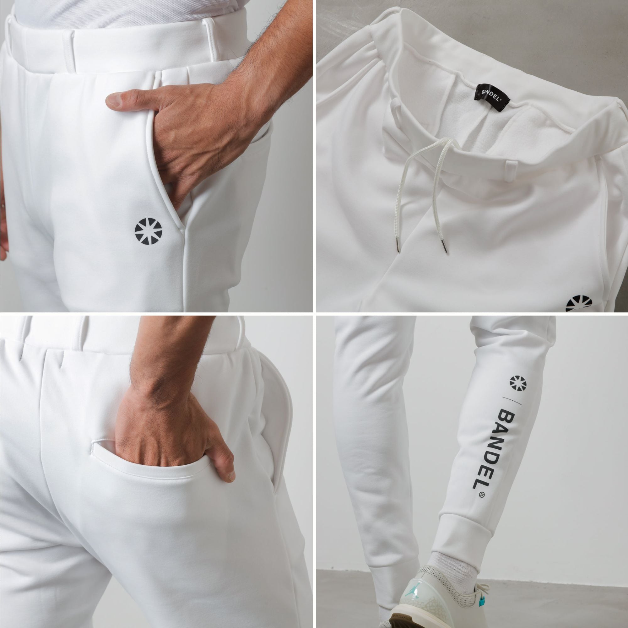 BANDEL BASIC LONG PANTS MENS White / バンデル ベーシック ロング