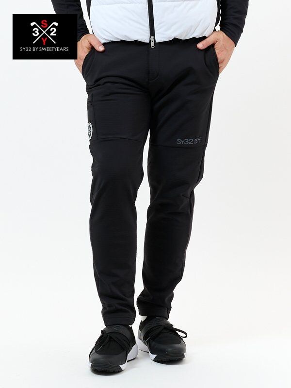 SY32 by SWEET YEARS ボンディングバックブロックパンツ XL SY32 by SWEET YEARS ボンディングバックブロックパンツ XL