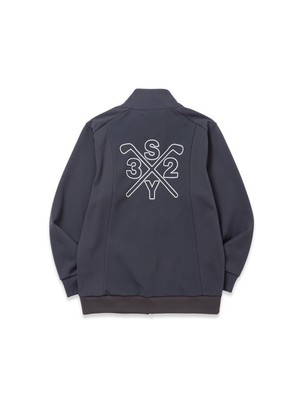 sy32 ゴルフジャケット　SPIRAL ZIP UP JACKET XLサイズ SY32 SPIRAL ZIP UP JACKET｜MEN'S ― スパイラル ジップアップ