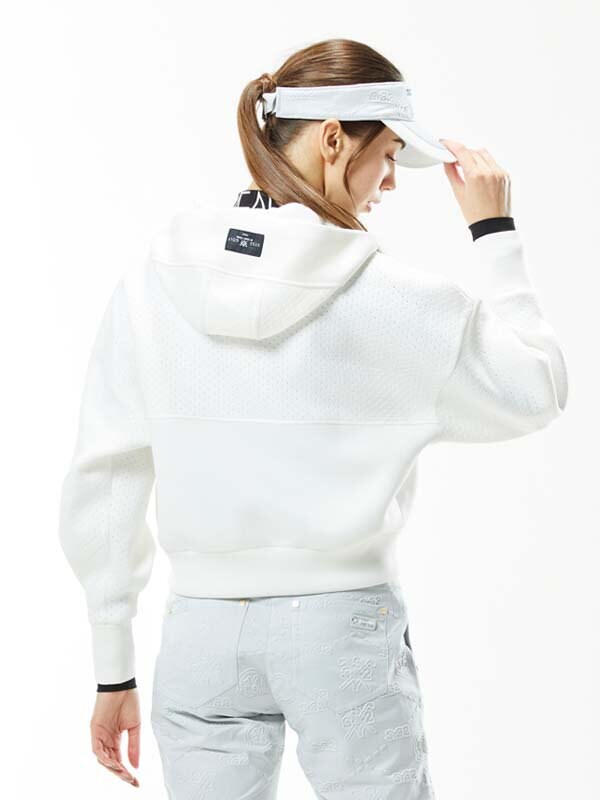 SY32 PUNCHING DOT ZIP HOODIE｜WOMEN'S ― パンチング ドット