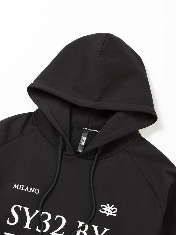 国内発送【SY32 】SPIRAL KNIT P/O HOODIE SPIRAL KNIT P/O HOODIE ― ニット プルオーバー フーディー