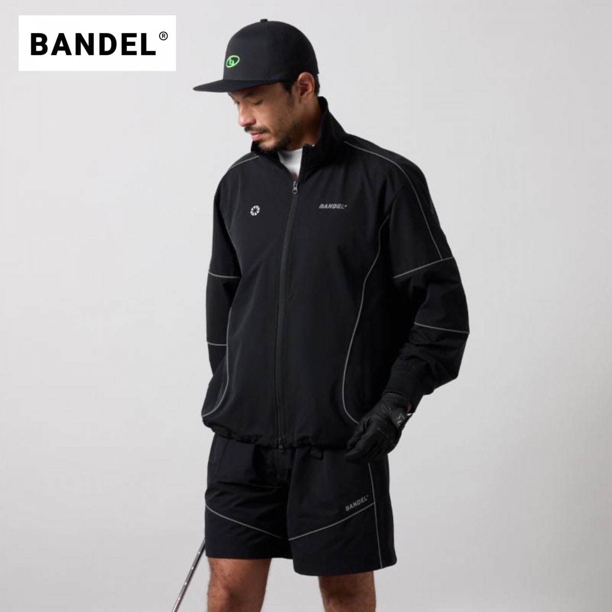 BANDEL PIPING REFLECTOR ZIP UP JACKET ― バンデル パイピング